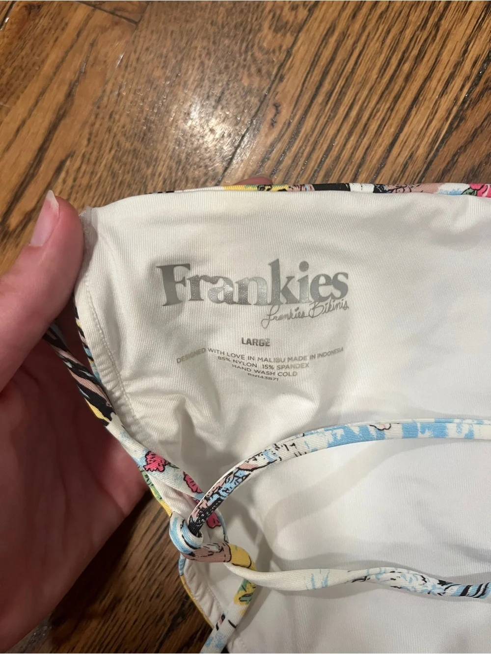 Frankies bikinis Hawaii swim top large
